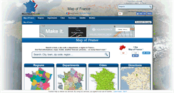 Desktop Screenshot of map-france.com